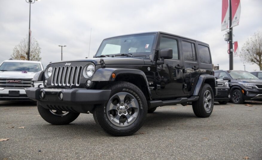 2018 Jeep Wrangler JK Unlimited Sahara P563629A